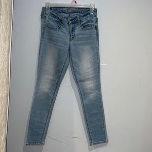 American Eagle light blue jeans. US 4.